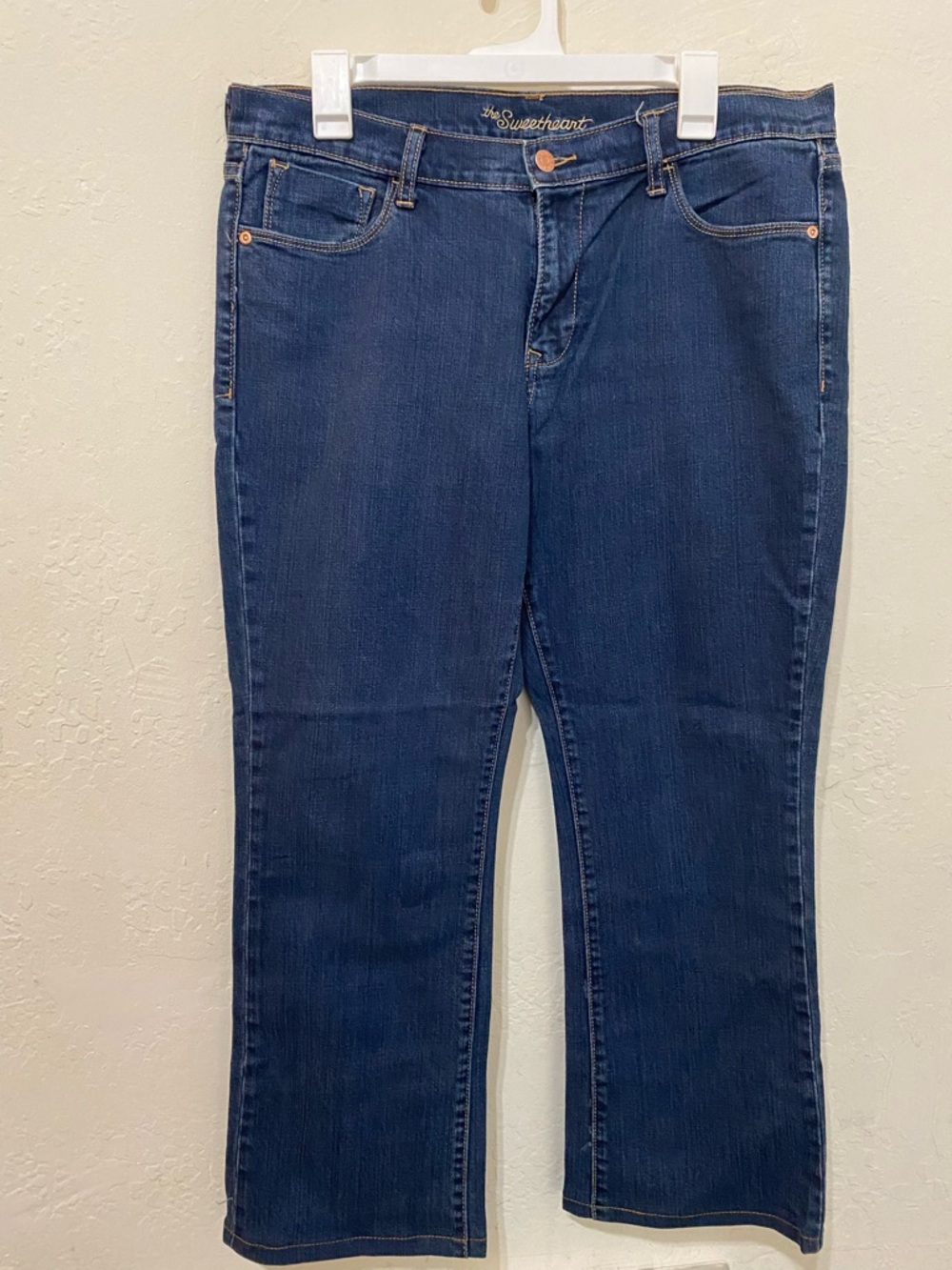 Old Navy Sweetheart Jeans Size 12 Mid Rise Dark Wash